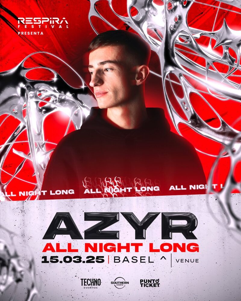 Azyr: All night Long - hard techno británico en Chile - Bassmusic®